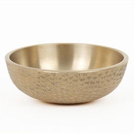 YEDAMUN Bangjja Bronze Gua Sha Massager, Sauce Dish - Traditional Korean Meridian Massage Tool, Handmade Non-Toxic Wellness Tool _ Made in KOREA